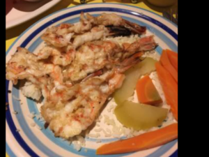 Grilled shrimp from Los Cabos