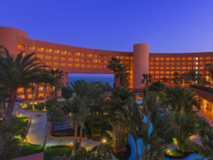 A postcard view of Westin Los Cabos