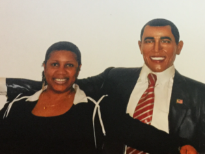 The president of the US, President Obama and I in my dreams