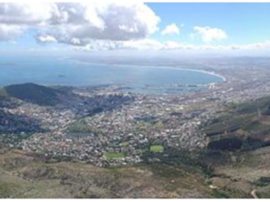 A panoramic view from Table Mountain