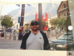 My hubby at Victoria and Alfred Waterfront